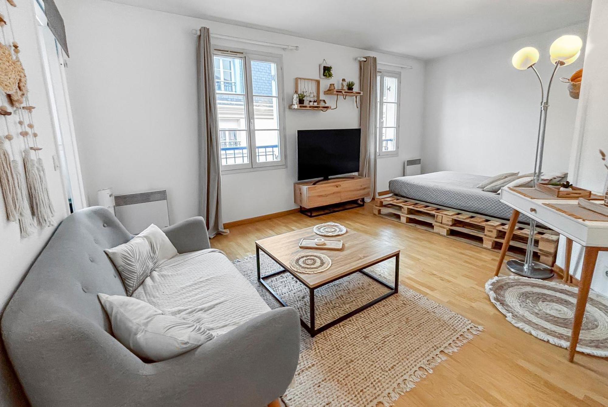 Studio Cosy Avec Smart Tv & Wi-Fi 勒普莱西-罗班松 外观 照片